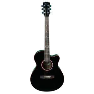 Swan7 SW40C BK 40 Inch Linden Wood Acoustic Guitar